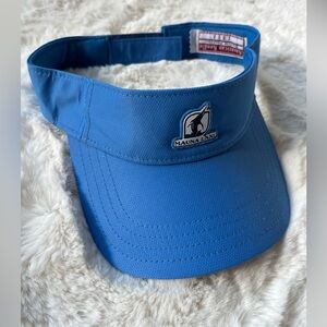 Mauna Lani Hawaiian resort Blue womens visor with adjustable closure